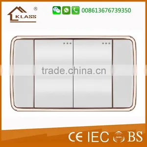 Coloured Decorative Two Pin Double Wall Electricity Mains Socket thumbnail-3
