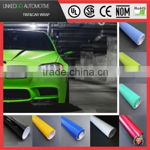 Good Quality 1.52*30m Gloss Green la Car Wrap With Air Bubble Free Car Wrapping thumbnail-1