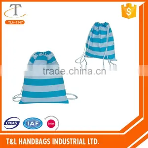 2016 New Arrival Wholesale 600D Polyester Drawstring Bags for Girls ,polyester for Body thumbnail-1