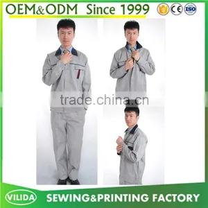 High Quality Worker Uniform Wholesale Safety Long Sleeves Labor Worker Uniform thumbnail-3