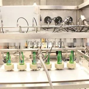Tsingtao Beer Bottles of Hisent Beer Bottle Filling Machine Filling and Capping Machine Professional Beer Equipment thumbnail-2