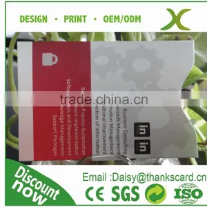 Free Sample !!! Credit Card Sleeve/rfid Blocking Sleeve Card thumbnail-1