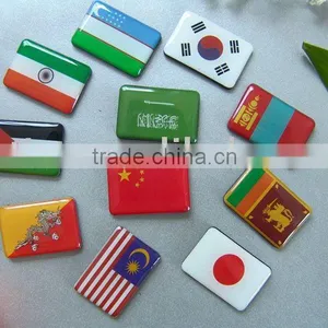 Custom Made National Flag Epoxy Fridge Magnet thumbnail-1