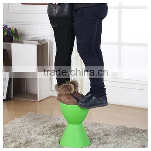 New Style Cheap Colorful Plastic Shose Changing Stool Bathroom Stool thumbnail-5