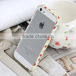 Lovely Country Style For Iphone6 Bumper Case Two Parts With Pastoralism Broken Flower thumbnail-5