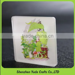 Custom Made Acrylic Cup Coasters, Acrylic Material Elegant Laser Cut Placemat Coaster thumbnail-6