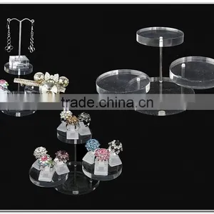 High Transparent Solid Acrylic Jewellery Display Jewelry Display Stand thumbnail-1