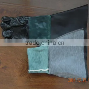 Labor Protection Gloves PVC Sandblast Gloves 60cm thumbnail-3