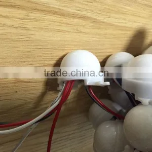 Color Changing 3 LEDs SMD5050 RGB Full-color 30mm Diameter Led Dot Light With Lens thumbnail-4