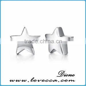 Charms Wholesale Accessory Women Elegant Silver Star Earring Jewelry thumbnail-1