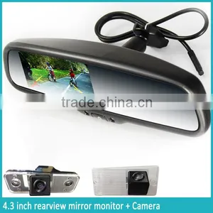Car Interior Rear View Mirror Monitor With Digital Compass & Temperature thumbnail-2