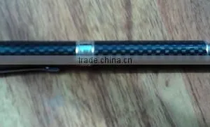 Luxury Carbon Fiber Metal Ball Pen With Customer Logo thumbnail-1