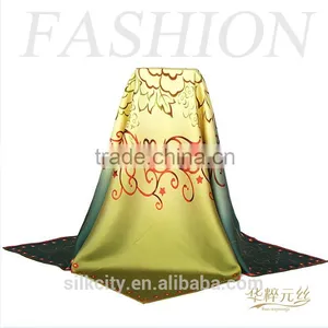 Women's Big Square 100% Silk Twill Stock Scarf thumbnail-1