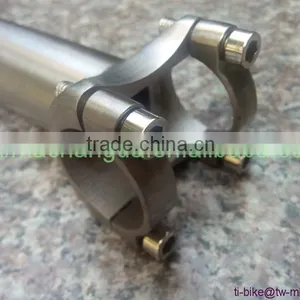 Titanium Tandem Bicycle Stem Custom Titanium Bike Stems for Road Mountain Tandem Bikes XACD Titanium Bike Stem in China thumbnail-6
