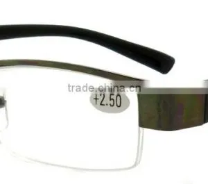 Bulk Wholesale Metal Half Frame pc Temple Mens Reading Glasses thumbnail-4