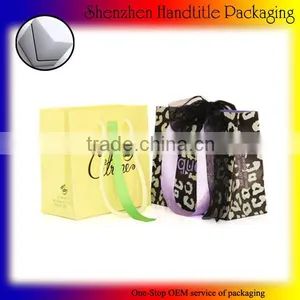 Custom Packaging Shopping Paper Bag Matt Lamination Spot UV Coated thumbnail-3