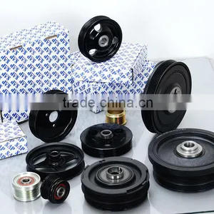 Crankshaft Pulley Diesel Serpentine Harmonic Balancer Damper for Audi TT VW Beetle Golf GTI Jetta thumbnail-4