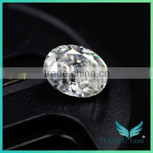 Moissanite 10x8mm Oval Cut Moissanite Kaufen Moissanite Quad Ring Seal thumbnail-1