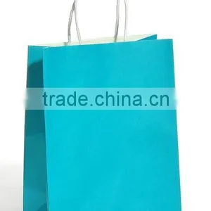 Wholesale Solid Color Gift Colorful Paper Kraft Bags thumbnail-2