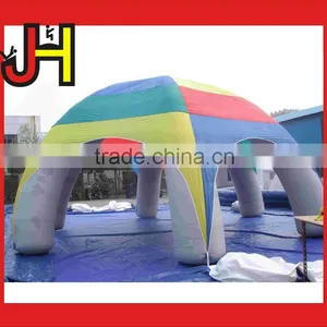 Factory Made PVC Tarpaulin Colorful Inflatable Spider Tent For Camping thumbnail-5