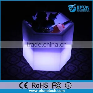 Waterproof Rechargeable RGB Color Led Light Beer Bottle Cooler Holder thumbnail-1