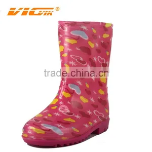 Ladies Wholesale Pvc Transparent Rain Boots thumbnail-1