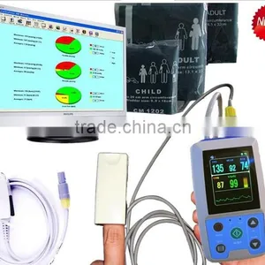 Color LCD Combo ABPM SpO2 Ambulatory Blood Pressure Monitor+Automatic 24h BP Measurement thumbnail-1