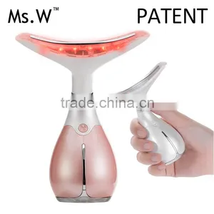 Portable Electric Massage Neck Device Remove Wrinkle Match With Cream Use Help Nutrition Absorb ST-H309 thumbnail-2