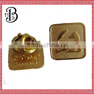 Golden Custom Metal Lapel Pin thumbnail-1