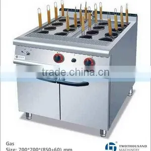Gas Pasta Cooker With Cabinet - 12 Baskets, 80523BTU, 82KG, TT-WE151A thumbnail-1