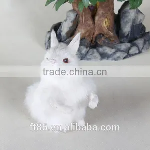 Animated Cheap Realistic Plush Realistic Bunny Figurine thumbnail-5