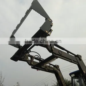 High Quality Front End Loader 4 in 1 Bucket Hydraulic Control Valve Loader thumbnail-5