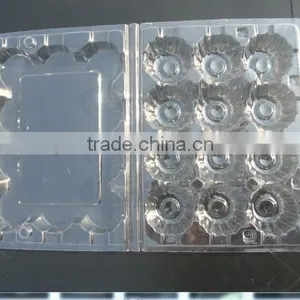 12 Holes Plastic Quail Egg Cartons thumbnail-2