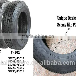 Wholesale DOT "MK" USA Market Bias Trailer Tires 175/80D13 205/75D14 205/75D15 225/75D15 235/80D16 Small Trailer ST Tralier Tire thumbnail-6