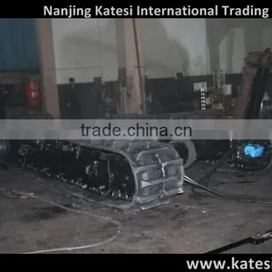 Robot Rubber Track Chassis Construction Equipment Excavator / Bulldozer Undercarriage thumbnail-3