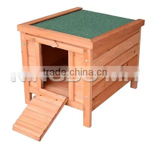 Small Wooden Rabbit Hutch / Guinea Pig House thumbnail-1