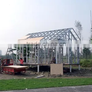 Durable Light Steel Structure of Greenhouse,garage,mobile House thumbnail-1