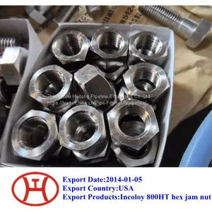 Incoloy 800HT Hex Jam Nut thumbnail-1