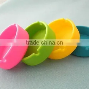 Wholesales Silicone Rubber Ashtray With High Quality, Various Color ,custom Logo thumbnail-1