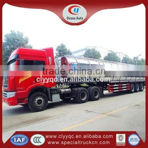 Sale 40000 3 Alxes Car Carrier Semi Trailer Truck Stainless Steel thumbnail-4