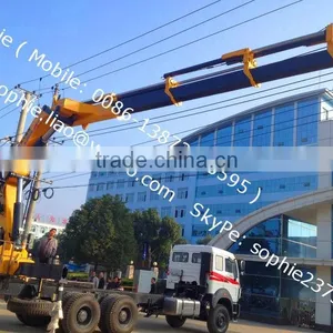 Truck Crane, Used Crane Truck, 6x2 Dongfeng Truck With Crane 10,000kg Truck Mounted Crane thumbnail-3
