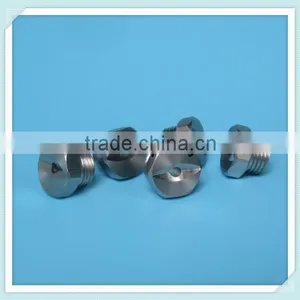 1/4",3/8",3/4" Stainless Steel or Brass Flat Fan Nozzle Nut thumbnail-6