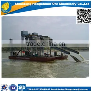 Diesel Engine Powered Pump Iron Sand Dredger With Strong Structure thumbnail-3