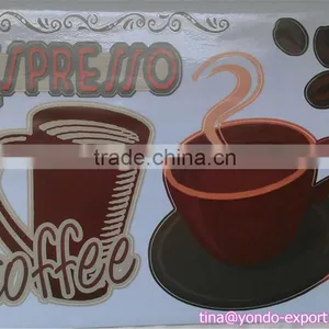 Self Adhesive Coffee Vinyl Sticker thumbnail-1
