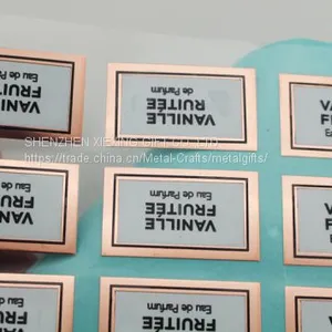 Пользовательский металлический электроформованный самоклеящийся печатный наклейка thumbnail-5