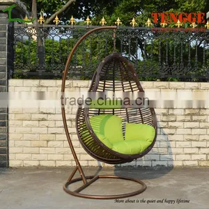 TG-16005 New Season Wide Round Rattan Swing Chair Hanging Basket Chair thumbnail-1