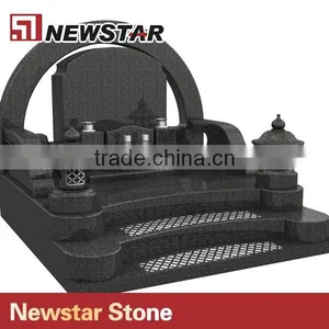 Newstar Austalia Type Natural Granite Grave Headstones thumbnail-1