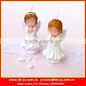 Eco- Friendly Small Angel Shaped Handmade Art Candle thumbnail-1
