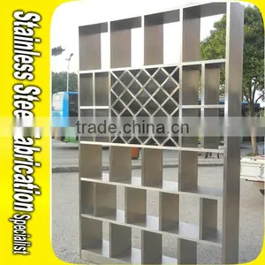 KTV Bar Stainless Steel Wine Display Shelf Rack Metal Wine Rack thumbnail-4