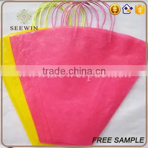 Non Woven Drawstring Packaging Sleeves for Cut Flowers thumbnail-6